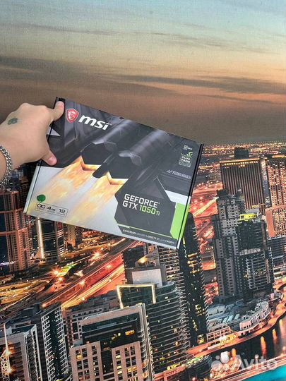 Видеокарта gtx 1050 ti 4gb msi