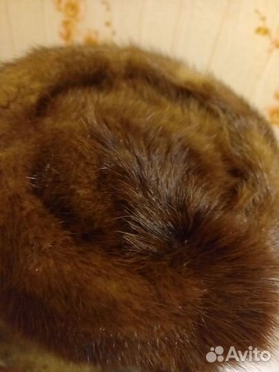Шапка норковая 58 размер женская