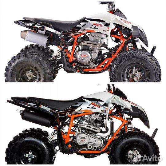 Компл. наклеек квадроцикла kayo A200, A300 (2022)