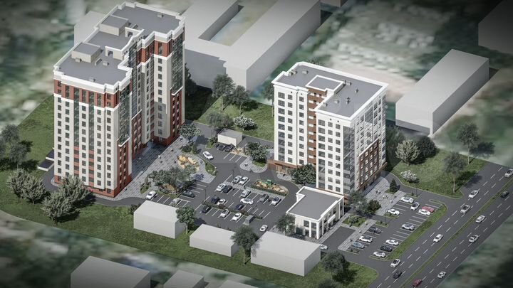 2-к. квартира, 78,3 м², 10/15 эт.