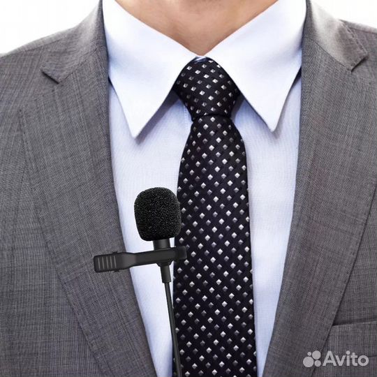 Микрофон петличный проводной Lightning