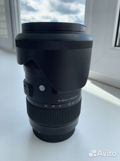 Объектив sigma 18 35mm 1.8 art canon