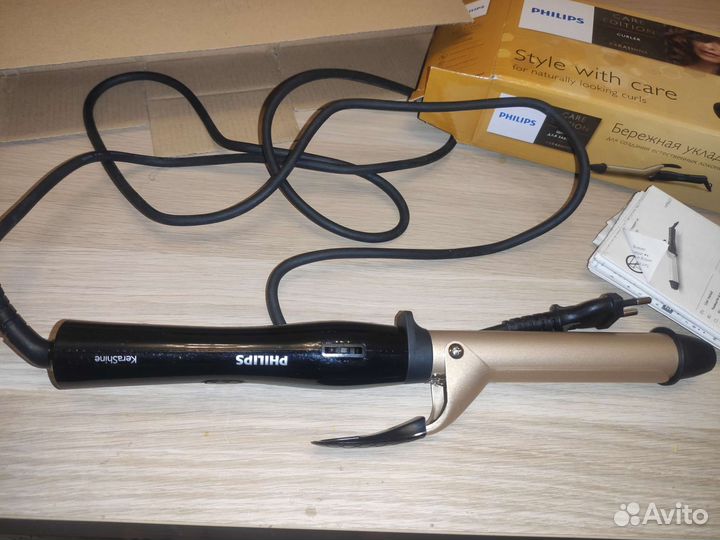 Щипцы для завивки волос philips