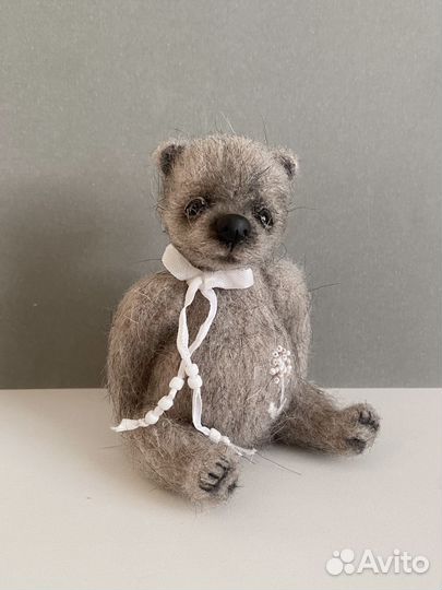 Вязаный мишка в стиле Тедди Одуванчик