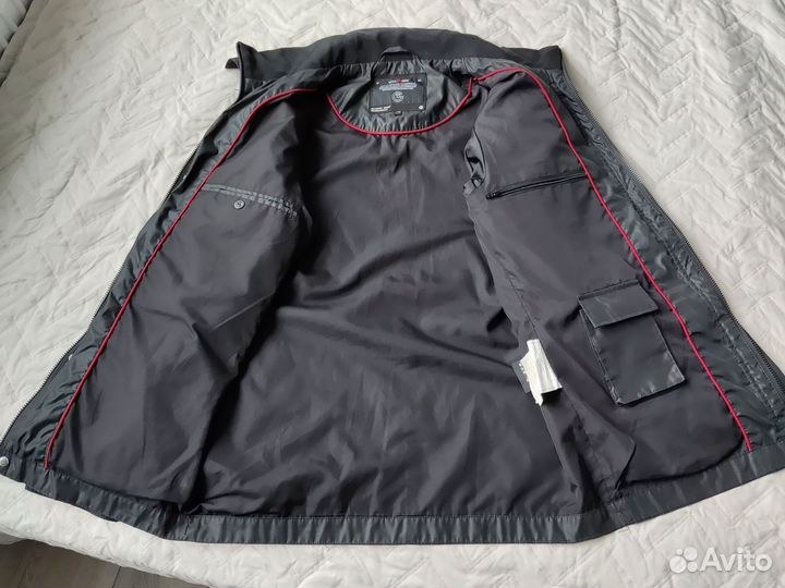 Черная ветровка мужская куртка легкая 46 S