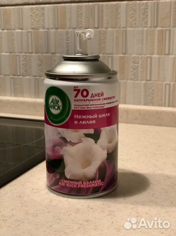 Сменный баллон air wick нежный шёлк и лилия