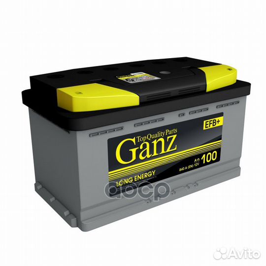 Аккумулятор ganz EFB 100 А/ч обратная R+