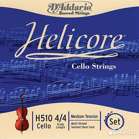 Струны для виолончели D’addario Helicore H510 4/4