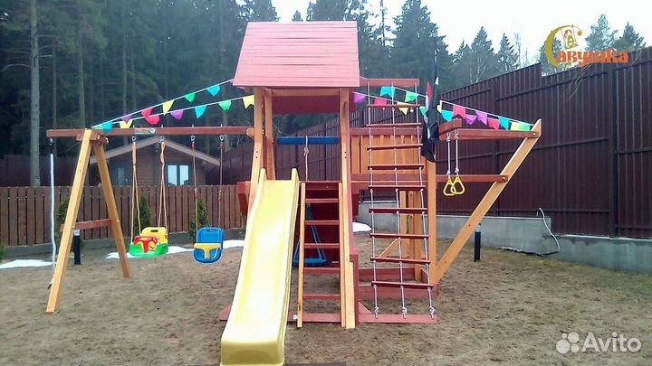 Детский уличный спортивный комплекс для дачи