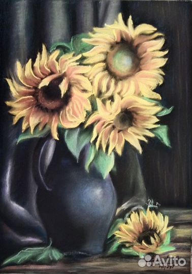 Подсолнухи. Натюрморт