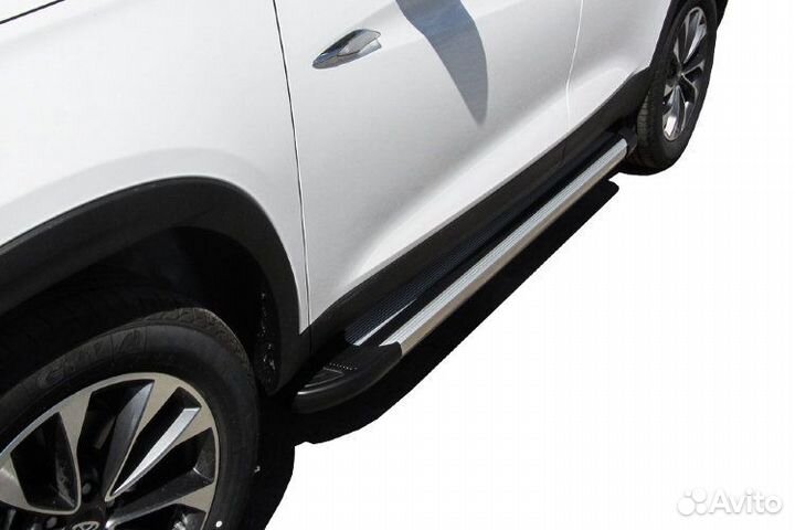 Пороги алюминиевые Chery tiggo 7