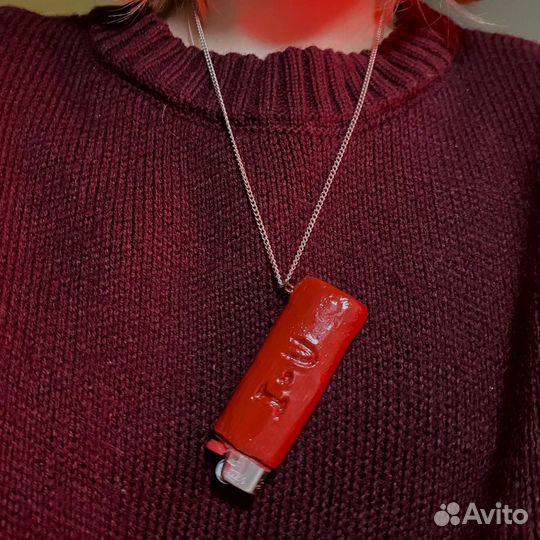 Зажигалка из глины