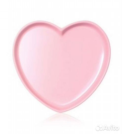 Сервировочная тарелка-сердце керамика новая