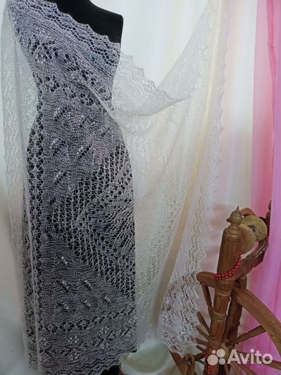 Пуховый платок