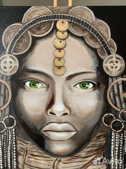 Интерьерная картина «Африканка»