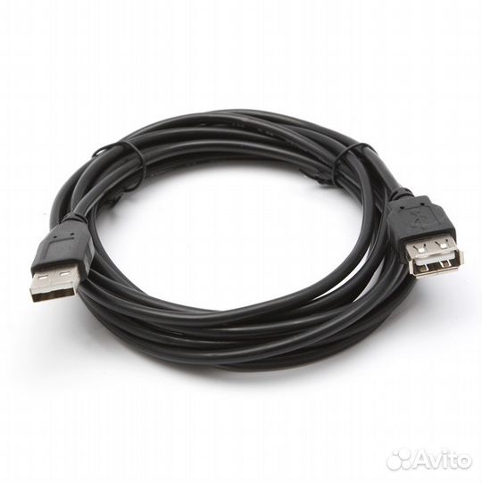 USB Удлинитель 5 метров (Черный) USB 2.0