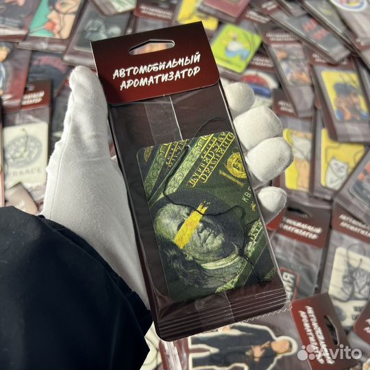 Картонные ароматизаторы для авто оптом art. 0365