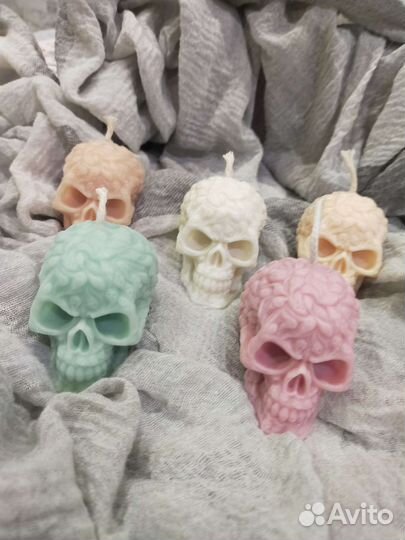 Свеча черепушка