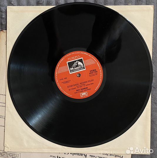 Индийская музыка Ravi Shankar LP (пластинка)