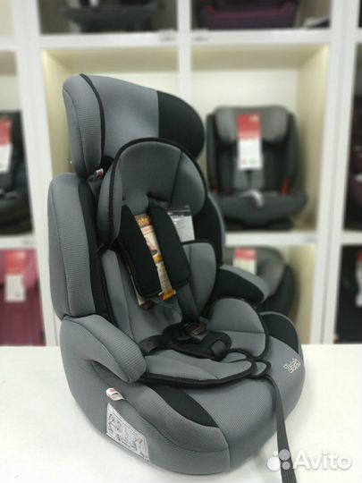 Автокресло от 9мес до 12лет Fregat lux серый zlate