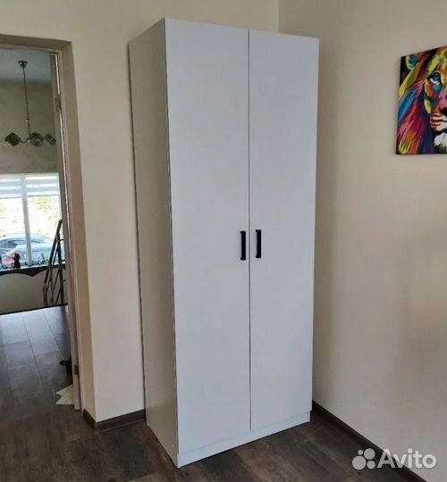 Шкаф Рик платяной белый