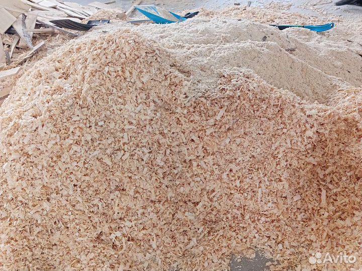 Опилки стружка в мешках