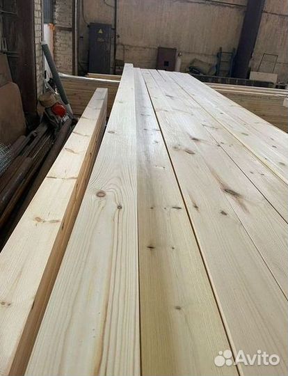 Доска сухая строганная ель