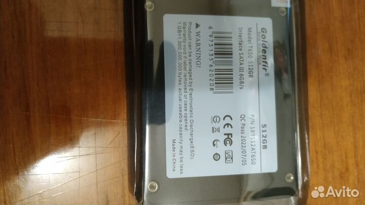 Жесткие диски SSD SATA III 128, 256, 512 GB