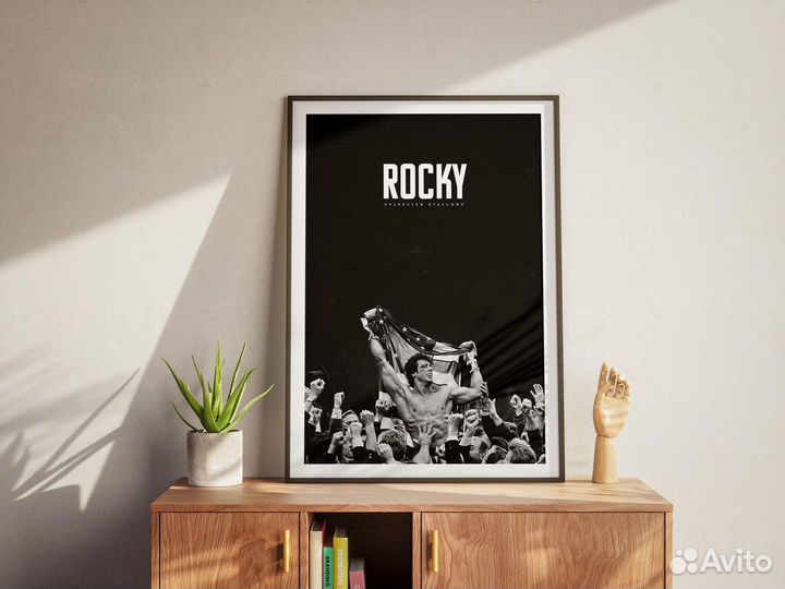 Постер фильм Рокки Бальбоа 40х30см Rocky