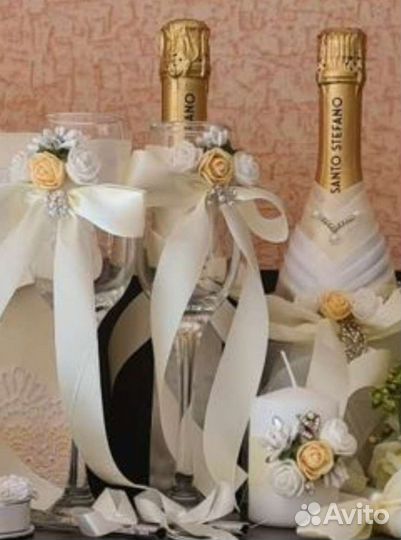 Свадебные аксессуары на стол