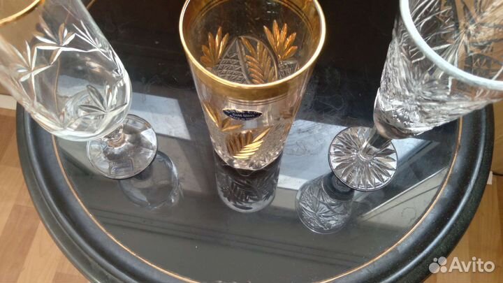 Хрусталь фужеры, или обмен на комнатные растения