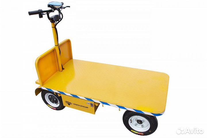 Грузовая электротележка RuTrike плита буксир 1500