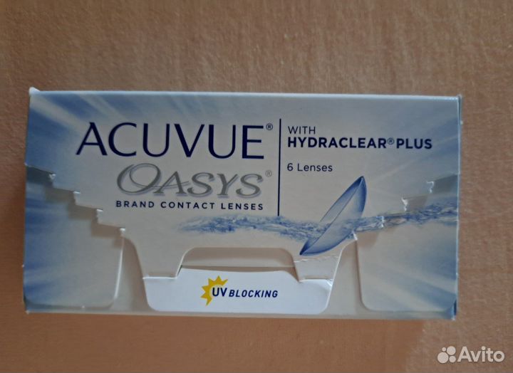 Линзы acuvue oasys на +2,5(4 штуки)