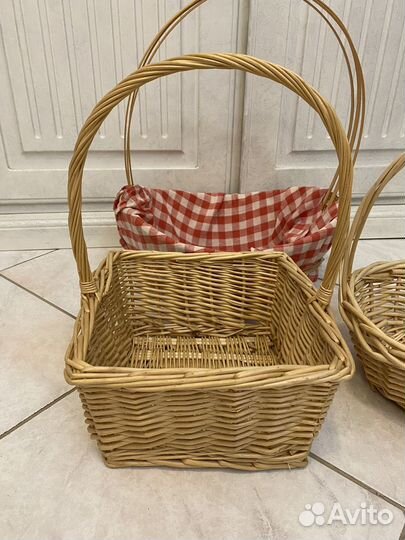 Корзины плетеные для декора и подарков