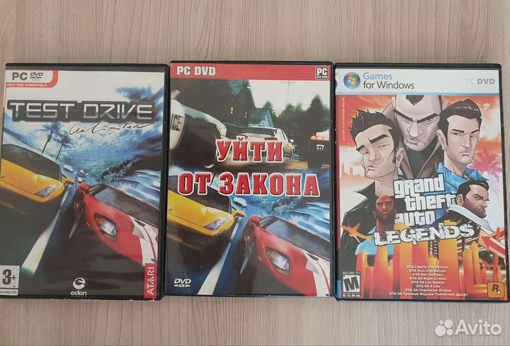 Игры и фильмы на DVD для пк