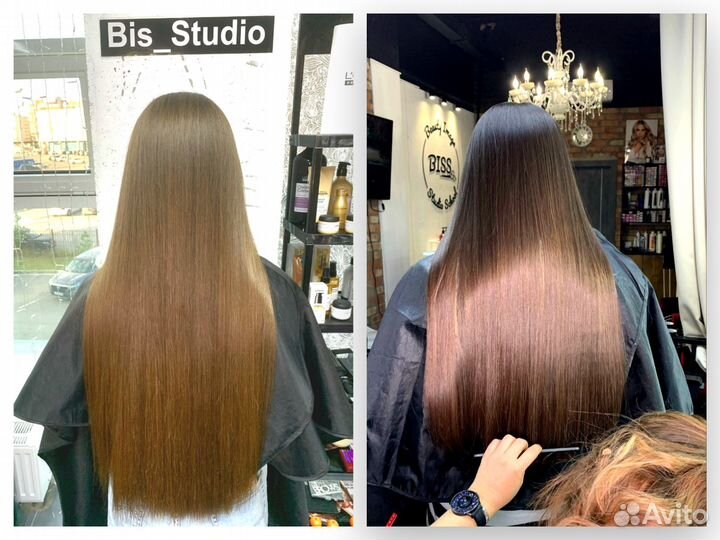 Кератиновое выпрямление/Ботокс для волос