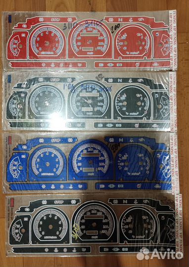 Наклейка щитка приборов ваз