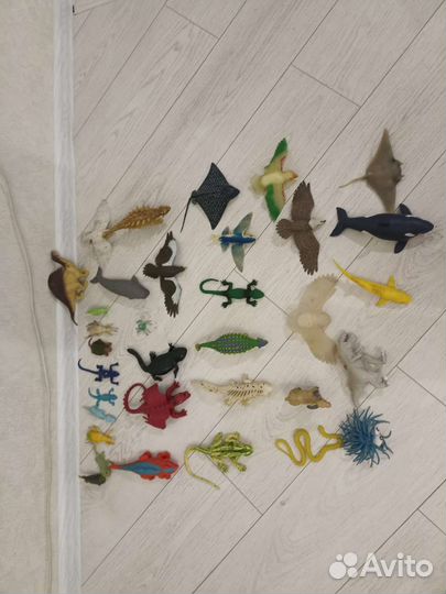 Резиновые игрушки животные