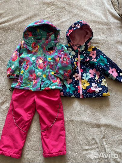 Куртки демисезонные 86 на девочку