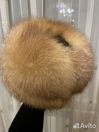 Шапка лисья женская