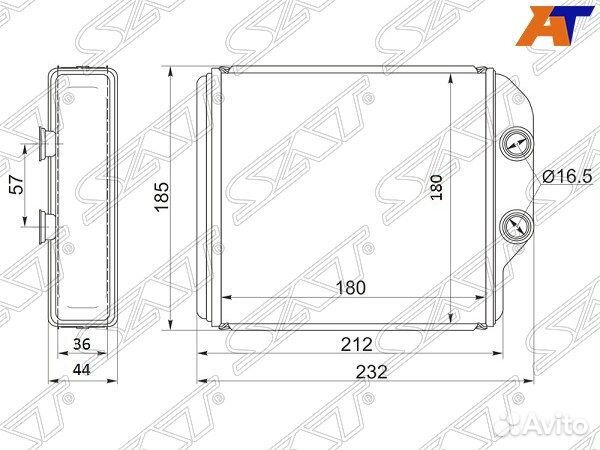 Радиатор отопителя салона toyota avensis