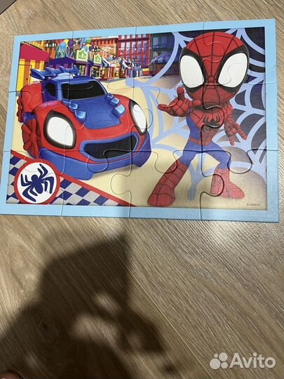 Пазл человек паук Trefl 4 в 1