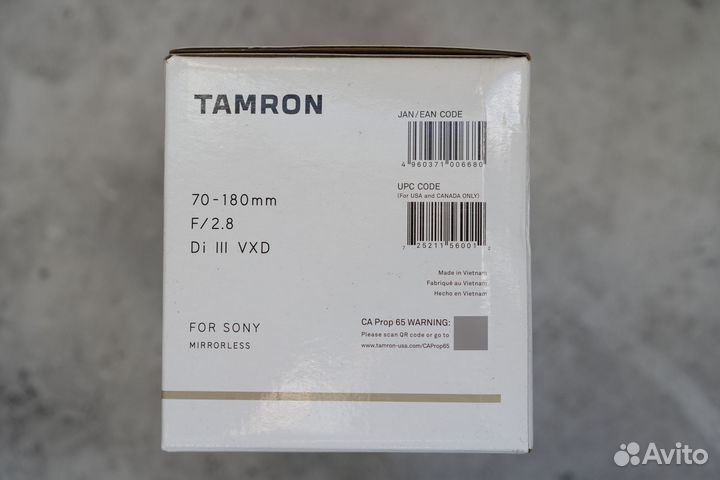 Объектив tamron 70 180mm