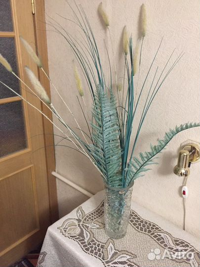 Ваза хрустальная