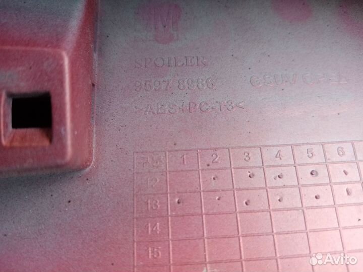 Спойлер двери багажника Опель Мокка 2014 год