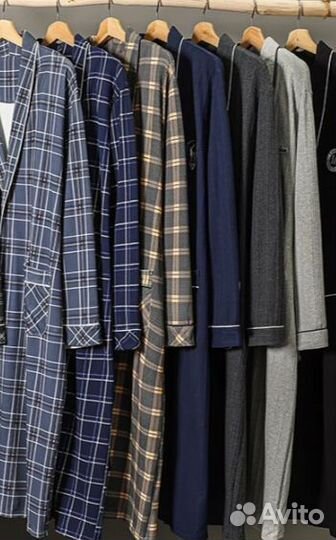 Халат мужской трикотаж больших размеров (68-80)