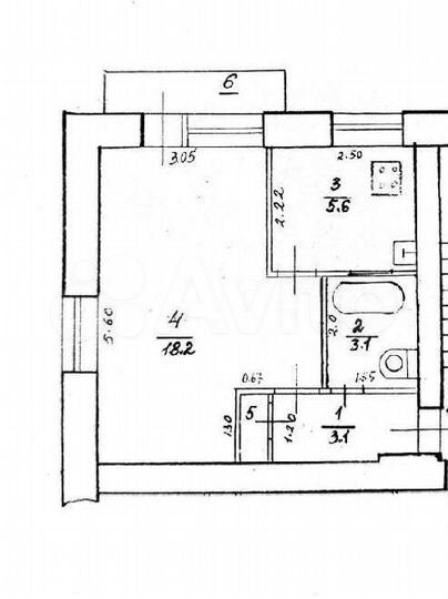 1-к. квартира, 31,5 м², 2/5 эт.