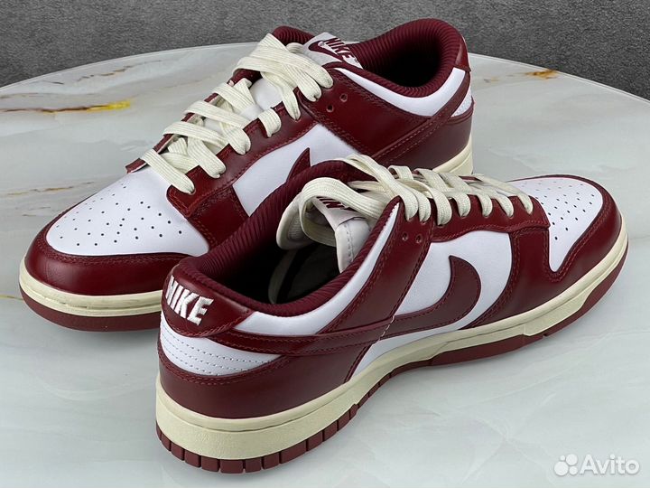 Nike dunk low premium vintage red кроссовки найк