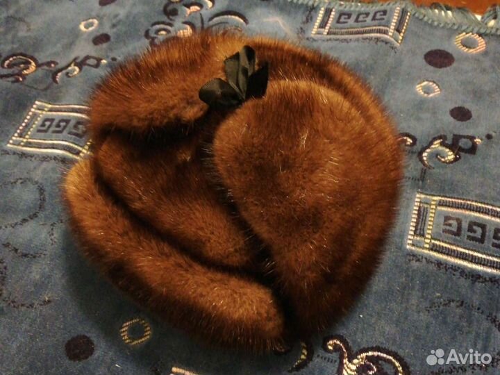 Норковая шапка мужская 55 64