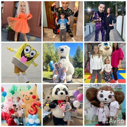 Белый Мишка, Артур Пирожков Ростовые куклы